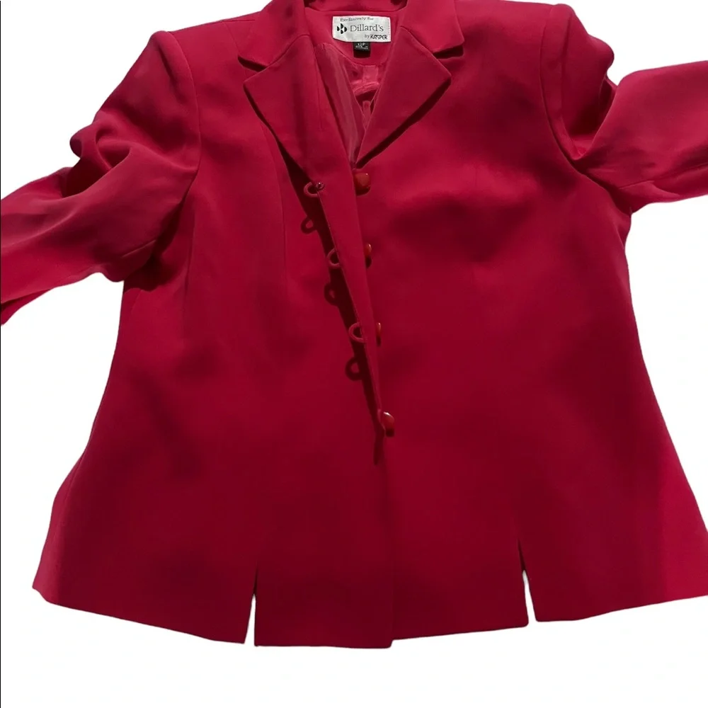 Women’s Pink Blazer and Skirt Suit Jacket Set